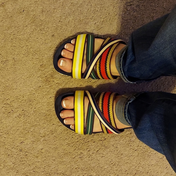 Super cool Band of Outsiders slides, 7, 7.5 GPC! - Picture 9 of 9